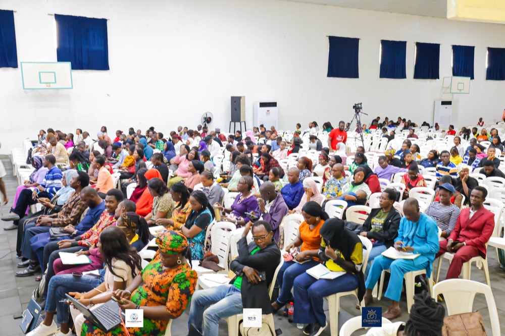 The conference hall filling up at TETC 2.0